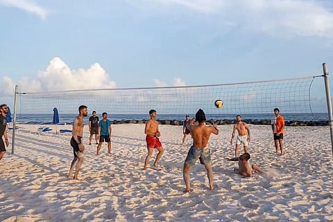Indian cricket team in Barbados